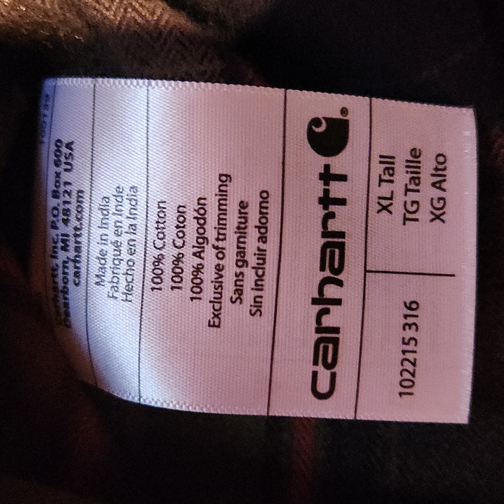 Men Carhartt button-up shirt - Picture 4 of 4
